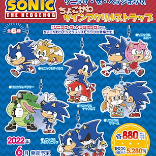 超音鼠 亞克力掛飾 TWIN (6 個入) Chokokawa Twin Acrylic Strap (6 Pieces)【Sonic the Hedgehog】