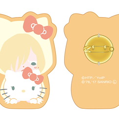 勇利!!! on ICE : 日版 「尤里·普利謝茨基 + Hello Kitty」Yuri on Ice × Sanrio characters 刺繡徽章